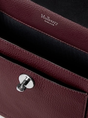 Mulberry Black Cherry Small Antony Leather Strap Bag - Image 5 of 6