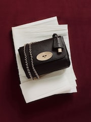 Mulberry Black/Gold Small Lily Classic Grain Bag - Image 10 of 10