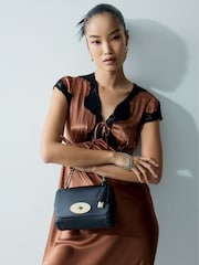 Mulberry Black/Gold Small Lily Classic Grain Bag - Image 9 of 10