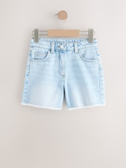Denim albastru nuanță medie - Bermuda Shorts (3-16yrs) - Imaginea 5 din 8