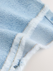 Denim albastru nuanță medie - Bermuda Shorts (3-16yrs) - Imaginea 8 din 8