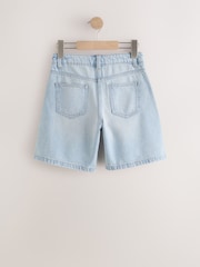 Light Blue Regular Length Relaxed Denim Shorts (3-16yrs) - Image 6 of 10