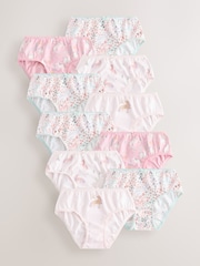 Pink Unicorn Briefs 10 Pack (1.5-16yrs) - Image 1 of 14
