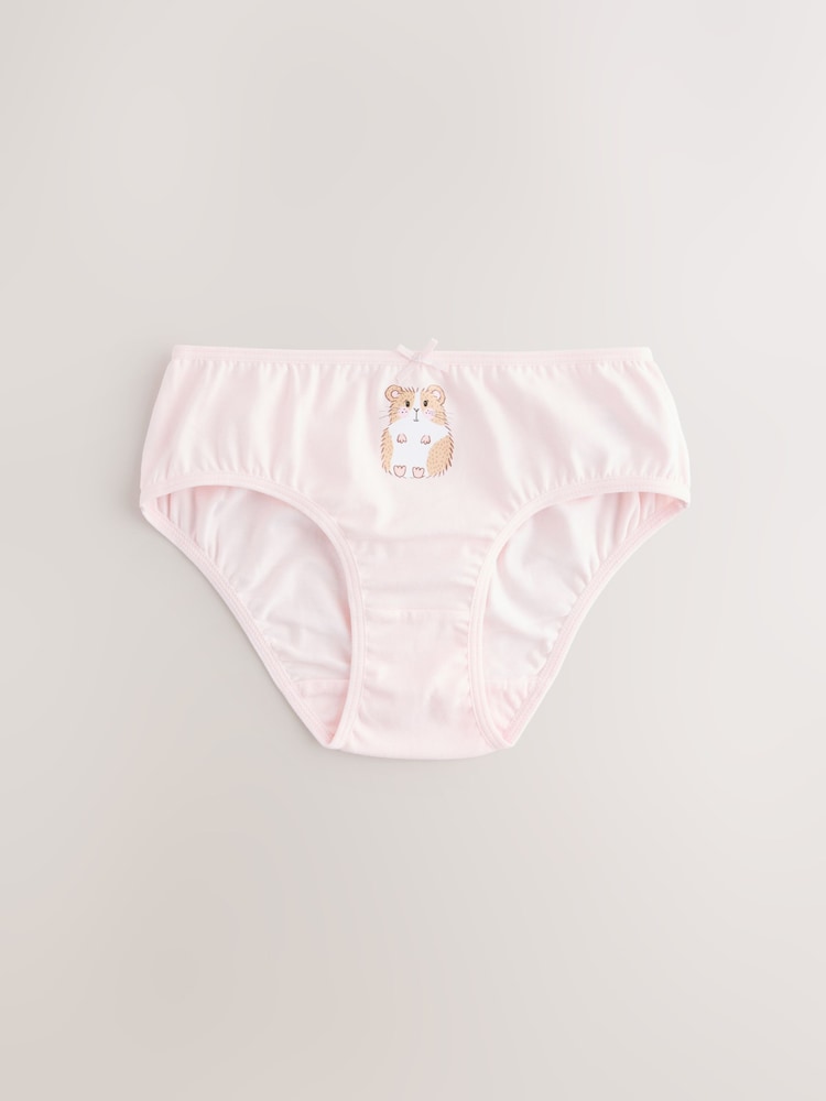 Pink/Yellow Briefs 7 Pack (1.5-14yrs) - Image 2 of 11