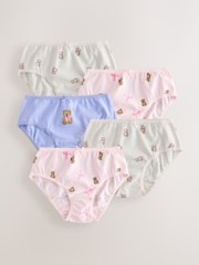Pink Bear Briefs 5 Pack (1.5-16yrs) - Image 1 of 9
