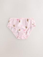 Pink Bear Briefs 5 Pack (1.5-16yrs) - Image 6 of 9