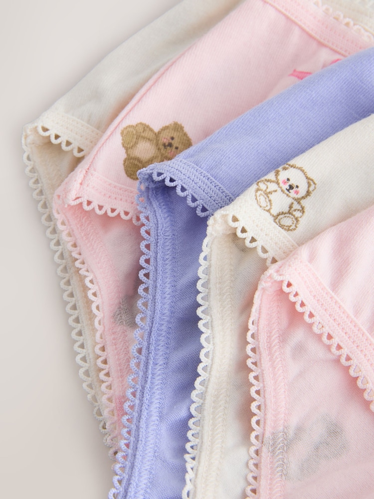 Pink Bear Briefs 5 Pack (1.5-16yrs) - Image 9 of 9