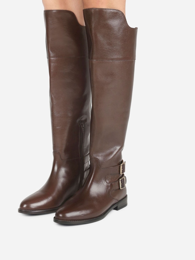 Bronx Felise Leather Knee High Boots - Imagem 1 de 7