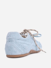 Bronx Baby Blue Myraa Suede Sneakers - Image 4 of 6