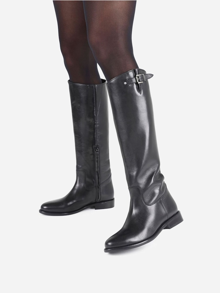 Bronx Black Felise Leather Riding Boots - Image 1 of 6 Bronx Black Felise Leather Riding Boots - Image 1 of 6