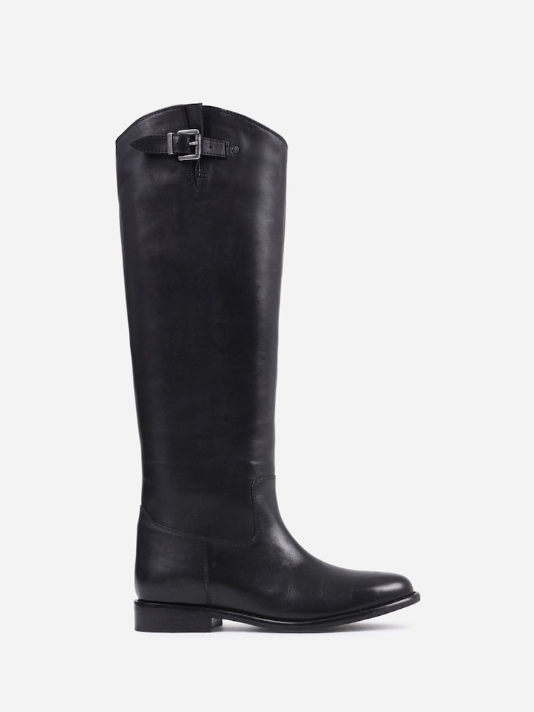 Bronx Black Felise Leather Riding Boots - Image 2 of 6 Bronx Black Felise Leather Riding Boots - Image 2 of 6