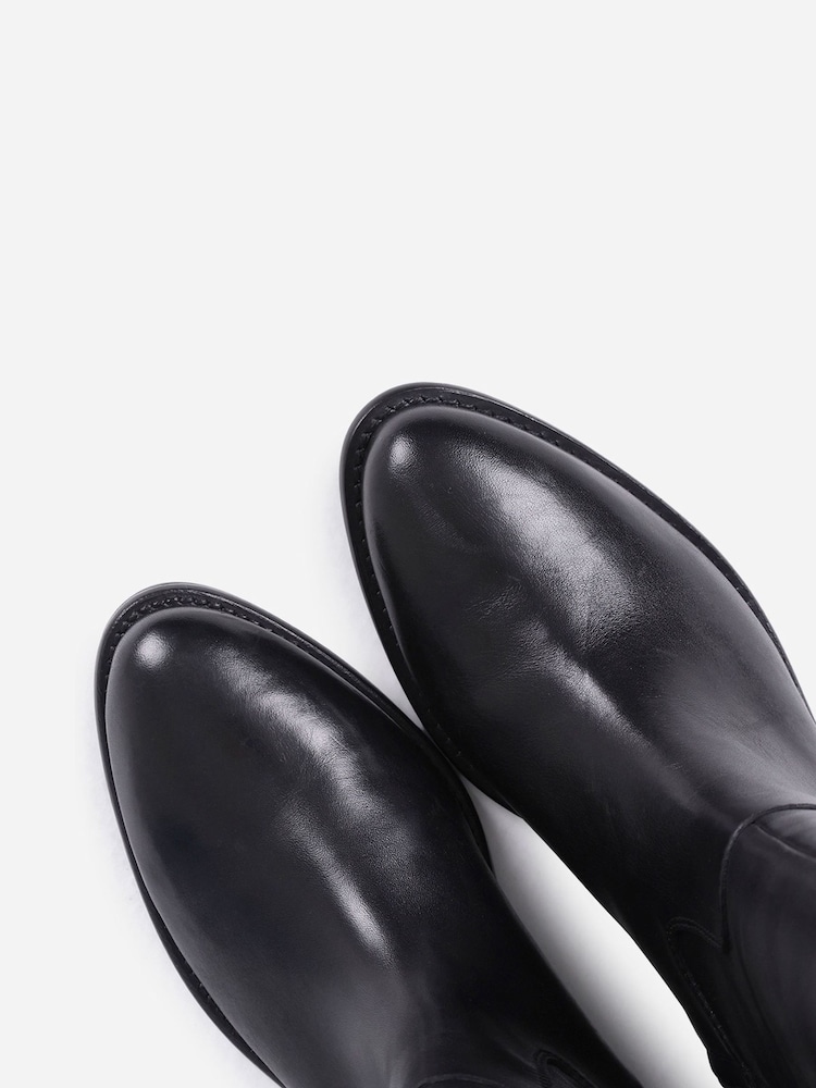 Bronx Black Felise Leather Riding Boots - Image 6 of 6 Bronx Black Felise Leather Riding Boots - Image 6 of 6