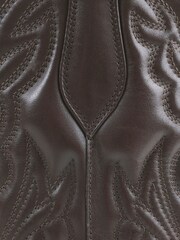 Bronx Brown New Kole Leather Padded Knee High Boots - Image 6 of 6