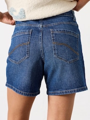 FatFace Elsham Blue Denim Shorts - Image 2 of 6