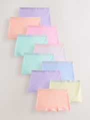 برتقالي باستيل/وردي - حزمة من 10 ملابس داخلية قصيرة (2-16 سنة) - Image 1 of 14