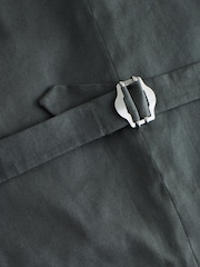 Charcoal Grey Wool Blend Suit Waistcoat - Image 3 of 4