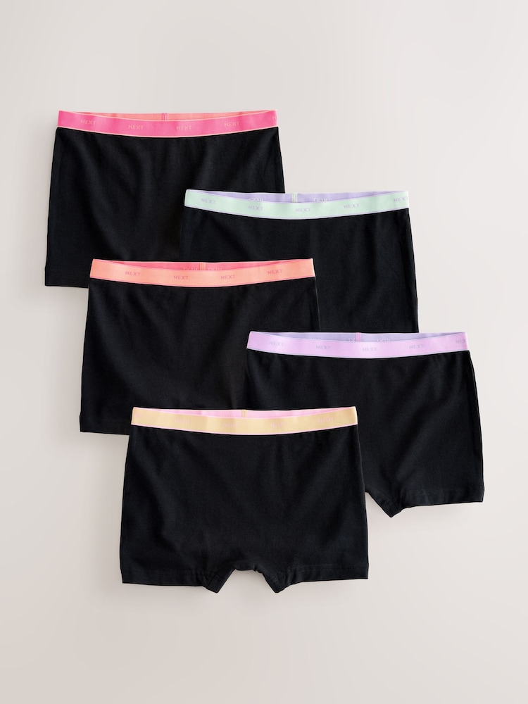 Black Short Briefs 5 Pack (2-16yrs) - Image 1 of 8