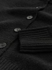 Black Crew Neck Knitted Cardigan - Image 3 of 3