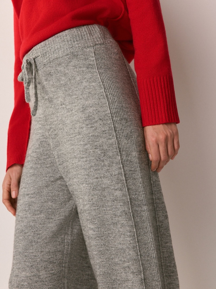 Cinza - Knitted Joggers With Wool - Imagem 5 de 5