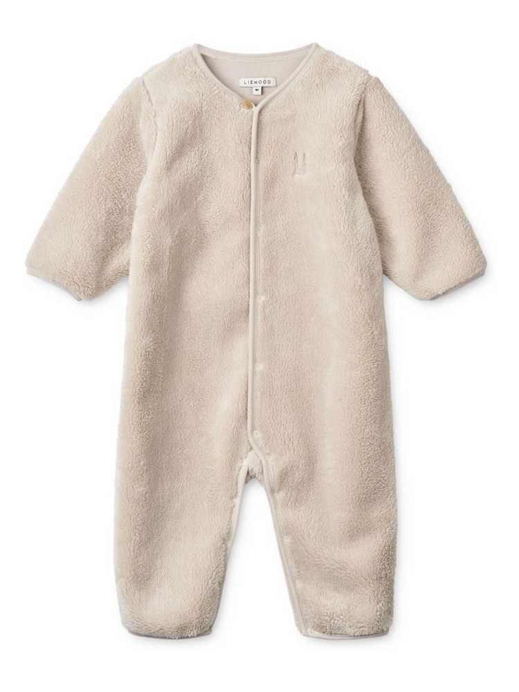 Liewood Cream Bailey Baby Pile Jumpsuit Fleece - Image 2 of 5 Liewood Cream Bailey Baby Pile Jumpsuit Fleece - Image 2 of 5