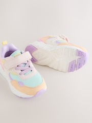 ألوان متعددة زاهية - حذاء رياضي بتصميم إغلاق باللمس برباط مطاطي - صورة 5 من 5