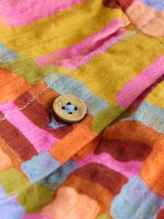 Multicoloured Check - Flutter Sleeve Playsuit (3mths-7yrs) - 8এর মধ্যে 7 ছবি