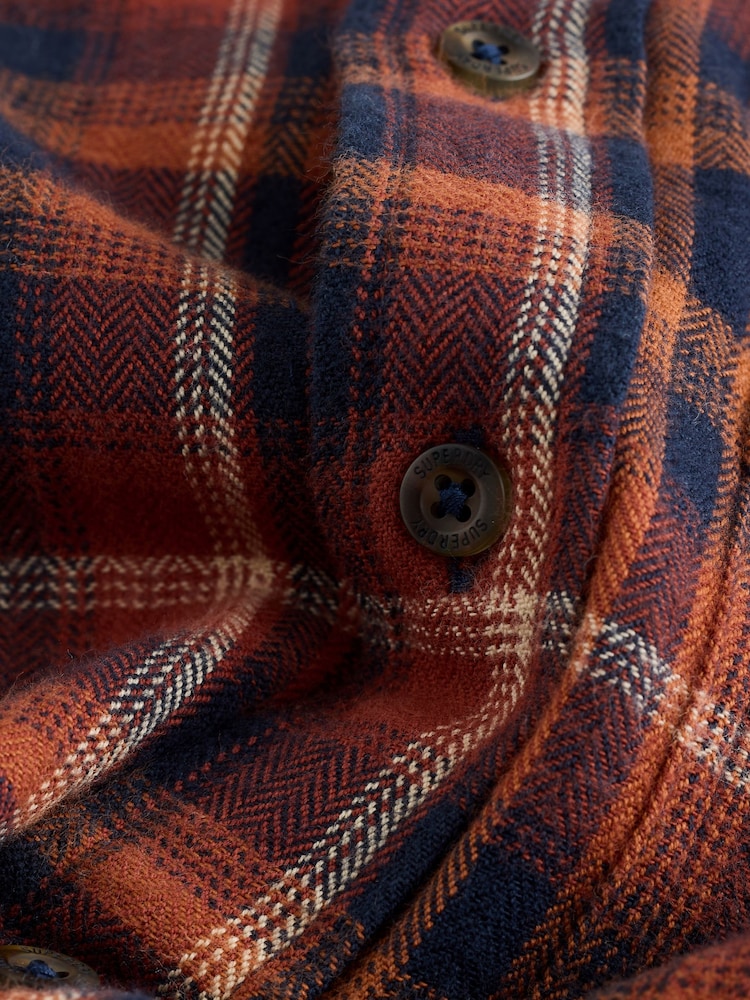 Orange - Superdry Check Shirt - Bild 9 von 9