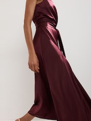 Phase Eight Red Felicity Satin Dress - Image 5 of 6