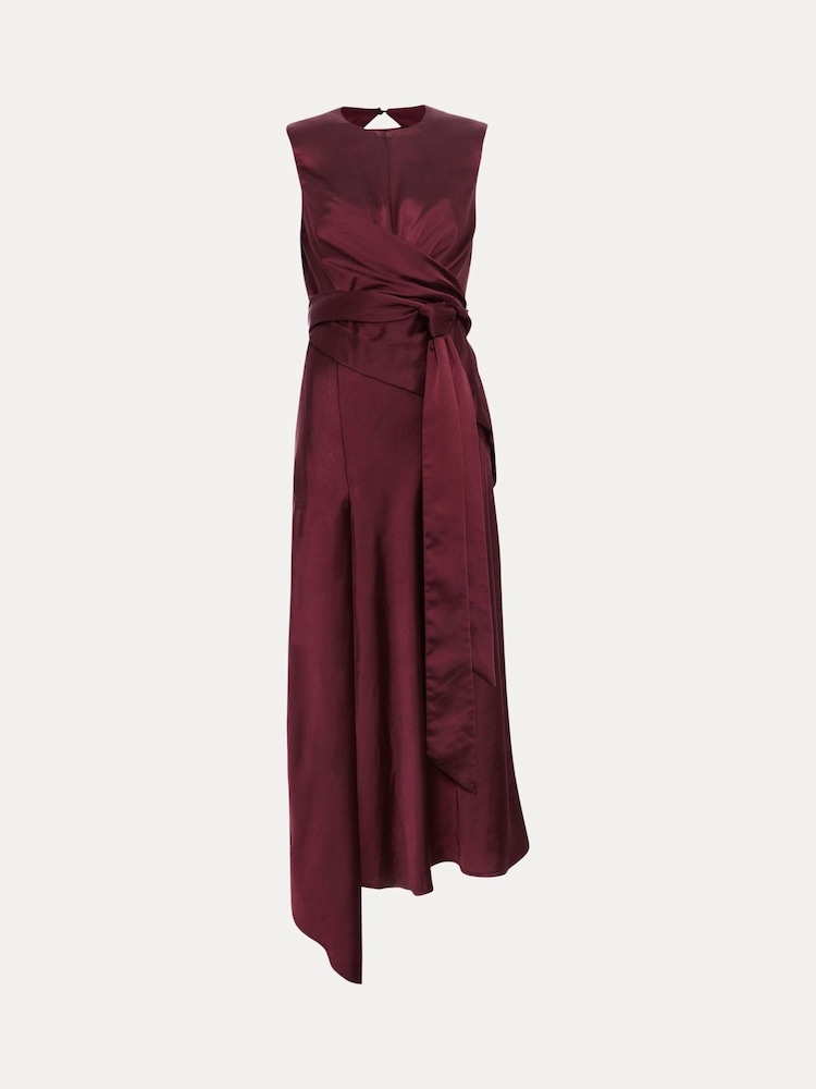 Phase Eight Red Felicity Satin Dress - Image 6 of 6 Phase Eight Red Felicity Satin Dress - Image 6 of 6