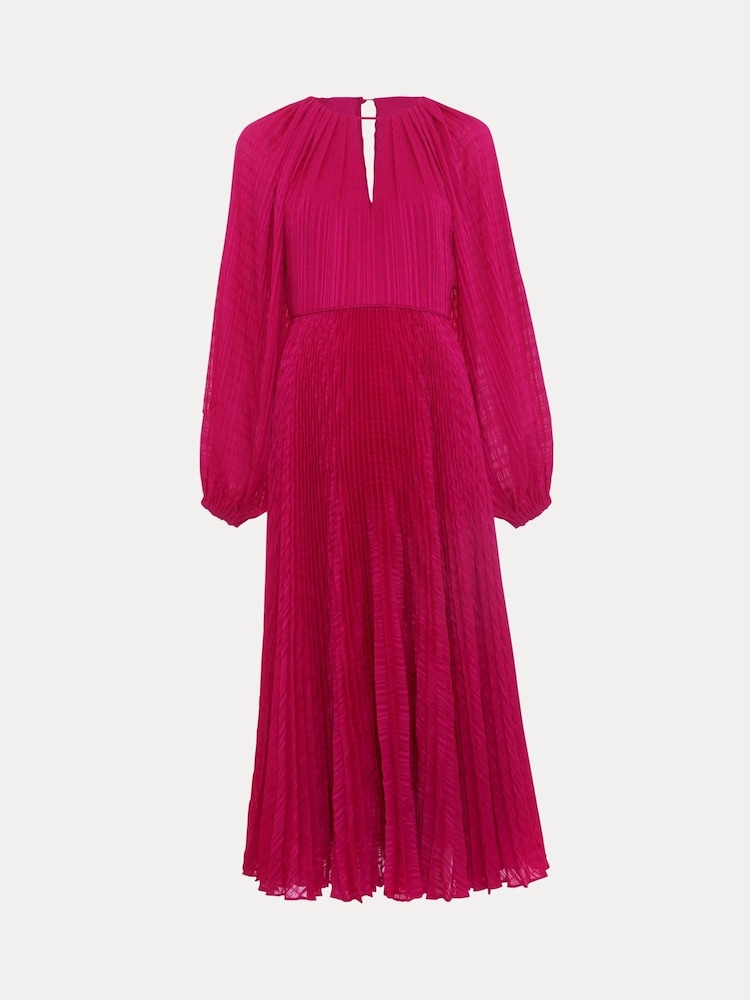 Phase Eight Pink Faye Textured Dress - Image 5 of 5