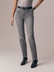 Grey Slim Mid Rise Stretch Jeans - Image 3 of 9