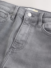 Grey Slim Mid Rise Stretch Jeans - Image 7 of 9