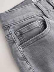 Grey Slim Mid Rise Stretch Jeans - Image 8 of 9