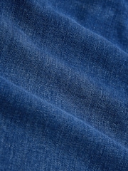 Dark Blue High Rise Stretch Wide Leg Jeans - Image 8 of 8