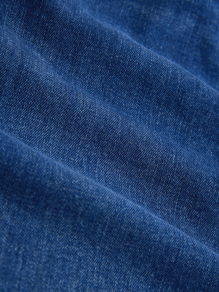 Dark Blue High Rise Stretch Wide Leg Jeans - Image 8 of 8