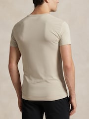 Polo Ralph Lauren Grey Cotton T-Shirts 3 Pack - Image 3 of 5
