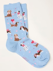 Calcetines con diseño de perro de Fat Face - Imagen 1 de 2