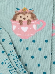 FatFace Green Haze Hedgehog Socks - Image 2 of 2