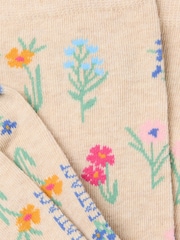 FatFace Oatmeal Floral Socks - Image 2 of 2