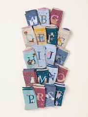 FatFace Multi Colour Alphabet Socks - Image 1 of 2
