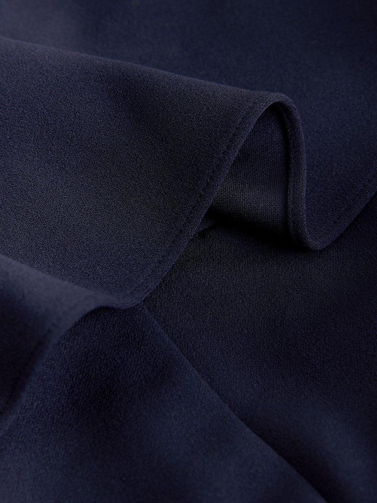 أزرق داكن أزرق - Occasion Cape Jersey Jumpsuit - صورة 3 من 3 أزرق داكن أزرق - Occasion Cape Jersey Jumpsuit - صورة 3 من 3