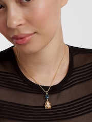 Ted Baker Gold Tearsa: Crystal Teardrop Pendant Necklace - Image 5 of 5