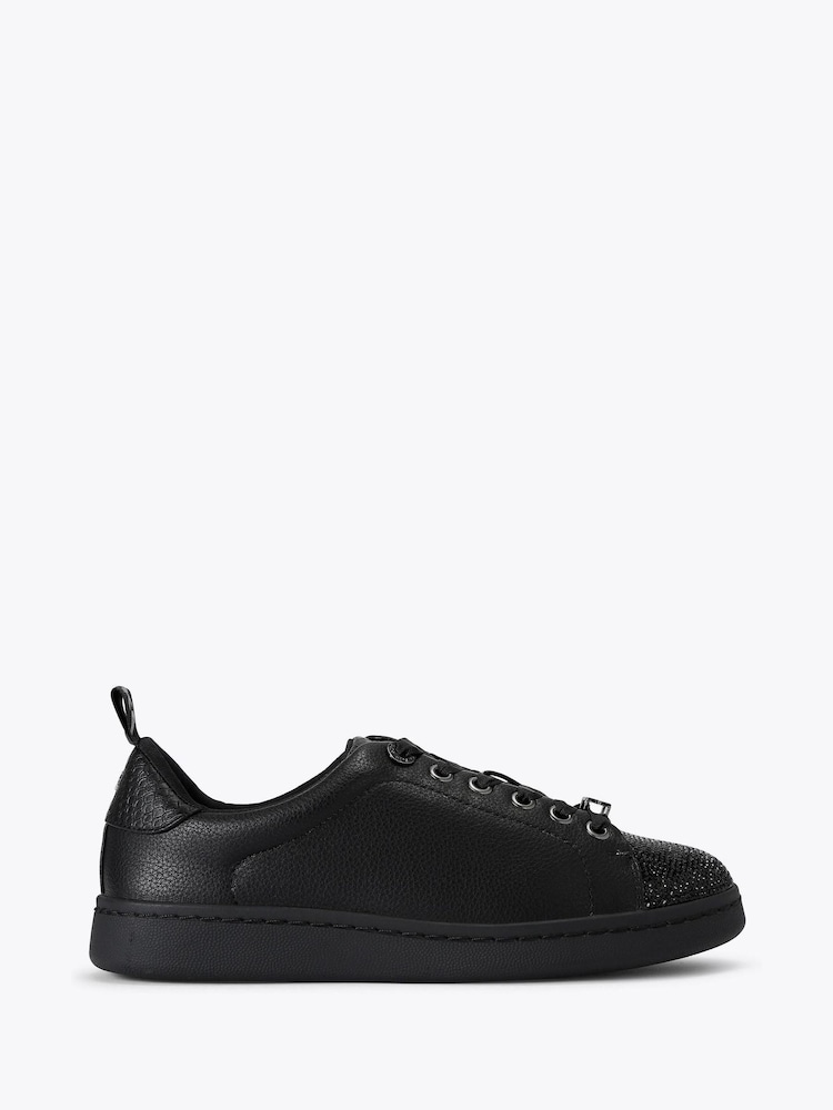 KG Kurt Geiger Liza Lace-Up Gem Black Trainers - Image 2 of 5