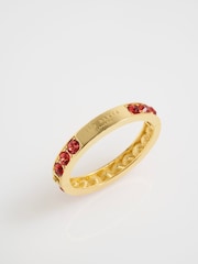 Ted Baker Rose Gold Tone Rosie: Crystal Rock Hinged Bangle Bracelet - Image 1 of 6