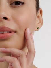Ted Baker Gold Gemme: Crystal Gem Cluster Stud Earrings - Image 4 of 4