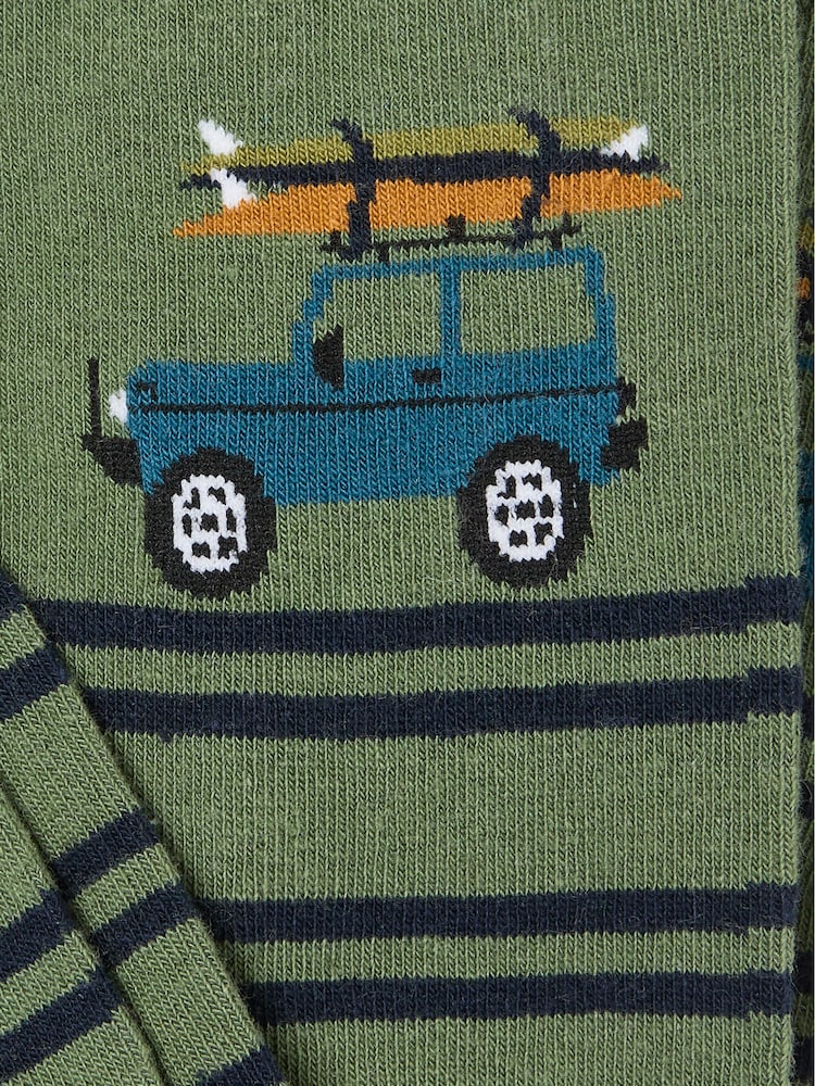 FatFace Teal Blue Off Roader Socks - Image 2 of 2 FatFace Teal Blue Off Roader Socks - Image 2 of 2