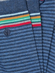 FatFace Blue Striped Socks - Image 2 of 2
