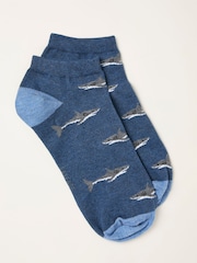 FatFace Grey Shark Socks - Image 1 of 2