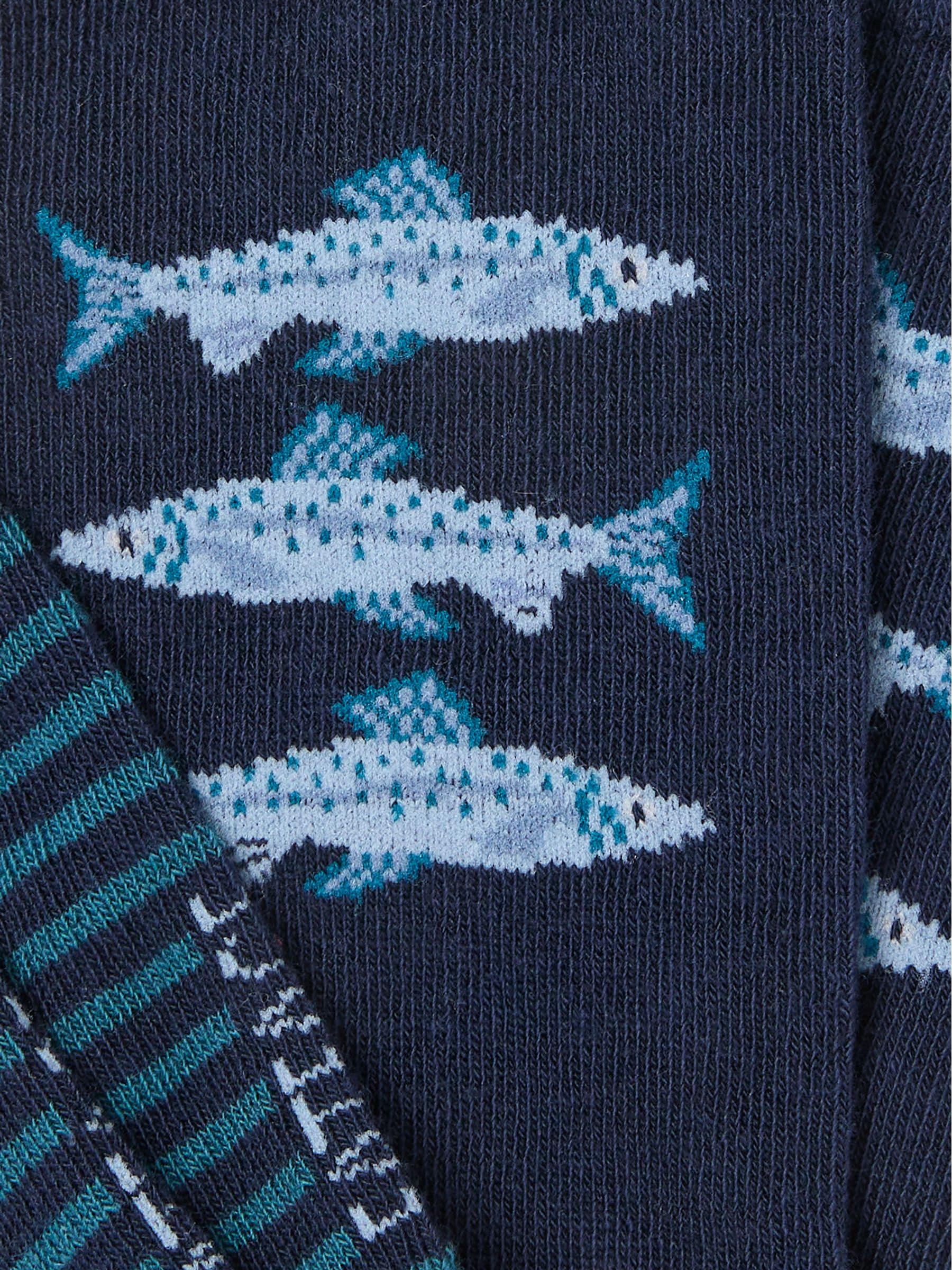 Buy FatFace Navy Fish Socks from Next USA