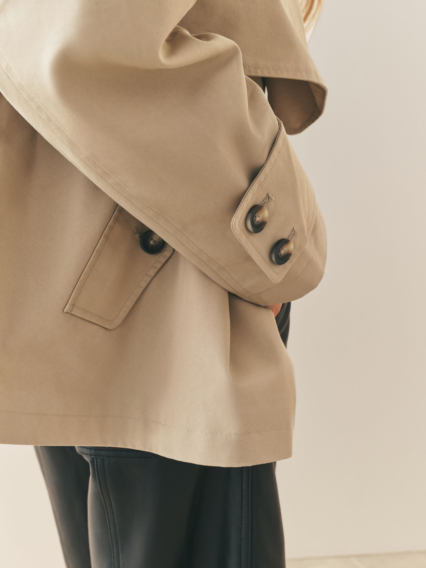 Comprar Mini Trench casaco Nothing Ordinary em Algodão Premium